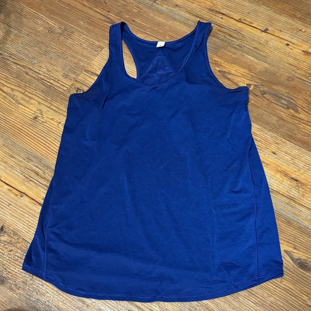 Lululemon Athletica Deep Blue Tank Top